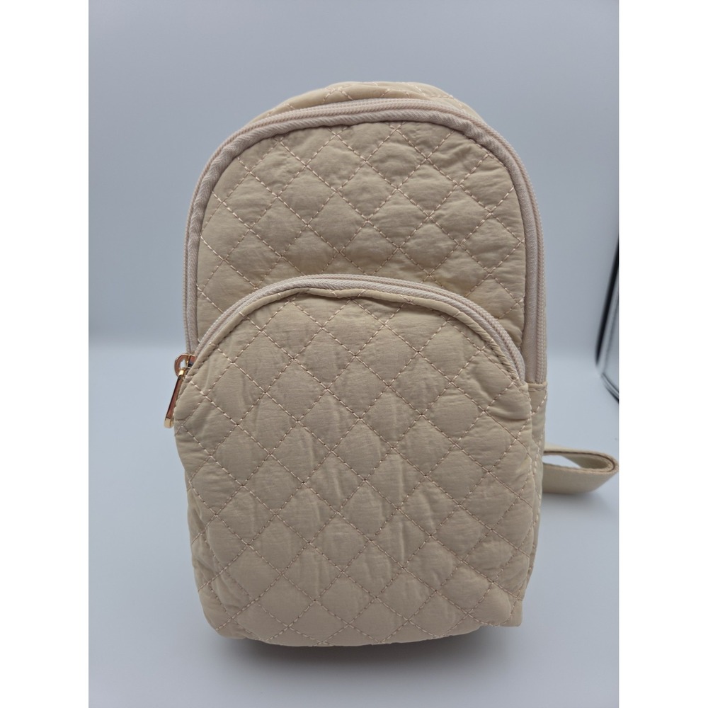 Universal Thread Ivory Quilted Reversible Crossbody Bag